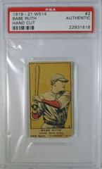 Babe Ruth [Hand Cut] Baseball Cards 1919 W514 Prices