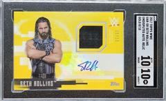 Seth Rollins [Gold] #UAR-SR Wrestling Cards 2017 Topps WWE Undisputed Autograph Relics Prices