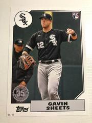Gavin Sheets [5x7] #T87-19 Baseball Cards 2022 Topps 1987 Prices