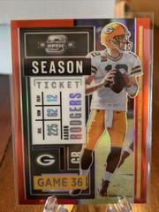 Aaron Rodgers [Red] #21 Football Cards 2020 Panini Contenders Optic Prices
