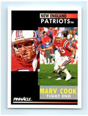Marv Cook Football Cards 1991 Pinnacle Prices