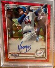 Miguel Vargas [Red] #BSPA-MV Baseball Cards 2020 Bowman Sapphire Autographs Prices