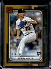 Bobby Miller [Gold] #22 Baseball Cards 2023 Topps Museum Collection Prices
