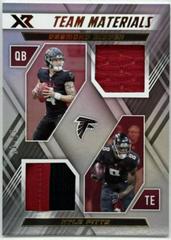 Desmond Ridder, Kyle Pitts #TM-21 Football Cards 2022 Panini XR Team Materials Prices