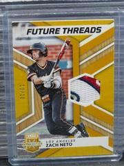 Zach Neto [Gold] #FT-ZN Baseball Cards 2022 Panini Elite Extra Edition Future Threads Prices