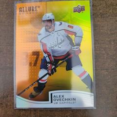 Alex Ovechkin [Orange Yellow] Hockey Cards 2021 Upper Deck Allure Rainbow Prices