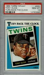 Tony Oliva [Turn Back the Clock] Baseball Cards 1989 Topps Tiffany Prices