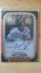 Matt Olson [Red] #IPA-MO Baseball Cards 2022 Topps Tribute Iconic Perspectives Autographs Prices