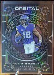 Justin Jefferson [Yellow Electric Etch] #16 Football Cards 2023 Panini Obsidian Orbital Prices