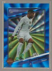 Kylian Mbappe [Blue Laser] Soccer Cards 2021 Panini Donruss Road to Qatar Prices