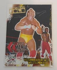 Hulkamania Runs Wild [Gold] Wrestling Cards 2001 Fleer WWF Wrestlemania Prices