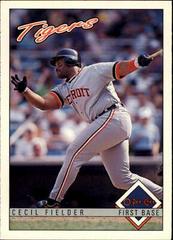 Cecil Fielder #51 Baseball Cards 1993 O Pee Chee Prices