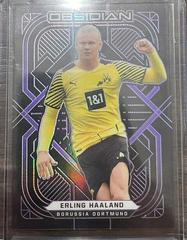 Erling Haaland [Electric Etch Purple] Soccer Cards 2021 Panini Obsidian Prices