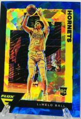 LaMelo Ball [Blue Cracked Ice] #201 Basketball Cards 2020 Panini Flux Prices