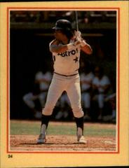 Jose Cruz #24 Baseball Cards 1984 Fleer Stickers Prices