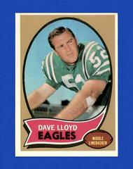 Dave Lloyd #21 Football Cards 1970 Topps Prices