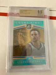 Stephen Curry [Aqua] Basketball Cards 2017 Panini Donruss Optic Court Kings Prices