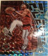 Scottie Barnes [Reactive Blue] #15 Basketball Cards 2022 Panini Mosaic Elevate Prices