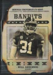 Will Anderson #GB-4 Football Cards 2022 Bowman's Best University Gunslingers & Bandits Die Cut Prices