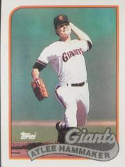 Atlee Hammaker #572 Baseball Cards 1989 Topps Prices