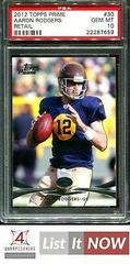 Aaron Rodgers [Retail] #30 Football Cards 2012 Topps Prime Prices