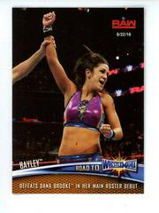 Bayley Wrestling Cards 2017 Topps WWE Road To Wrestlemania 33 Prices