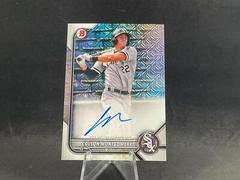 Colson Montgomery [Orange Refractor] Baseball Cards 2022 Bowman Chrome Mega Box Mojo Autographs Prices