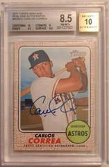 Carlos Correa #CC Baseball Cards 2017 Topps Heritage Real One Autographs Prices