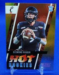 Desmond Ridder [Gold Zone] Football Cards 2022 Panini Score Hot Rookies Prices