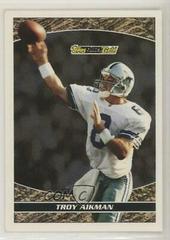 Troy Aikman #8 Football Cards 1993 Topps Black Gold Prices