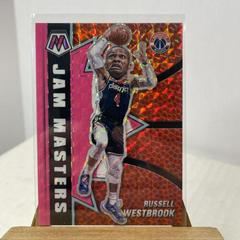 Russell Westbrook [Pink Fluorescent] #4 Basketball Cards 2020 Panini Mosaic Jam Masters Prices
