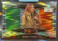 Becky Lynch [Flash Prizm] #13 Wrestling Cards 2022 Panini Select WWE Global Icons Prices