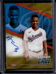 Armando Cruz [Gold Refractor] Baseball Cards 2021 Bowman’s Best of 2021 Autographs Prices