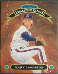 Mark Langston #DK-20 Baseball Cards 1992 Panini Donruss Diamond Kings Prices