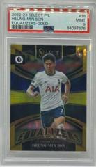Heung Min Son [Gold] Soccer Cards 2022 Panini Select Premier League Equalizers Prices