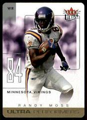 Randy Moss #5 UP Football Cards 2004 Ultra Performers Prices