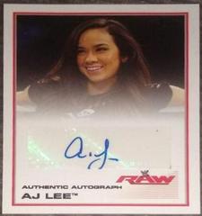 AJ Lee Wrestling Cards 2013 Topps WWE Autographs Prices