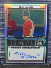 Tony La Russa [Holo] #RET-TL Baseball Cards 2021 Panini Donruss Optic Retro Signature Series Prices