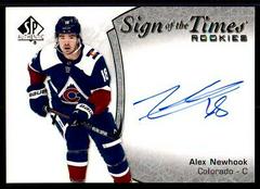 Alex Newhook #SOTTR-AN Hockey Cards 2021 SP Authentic Sign of the Times Rookies Autographs Prices