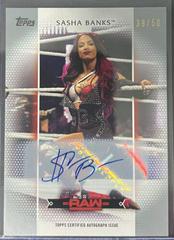 Sasha Banks [Silver Autograph] Wrestling Cards 2017 Topps WWE Women's Division Prices