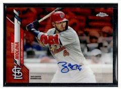 Yadier Molina [Orange] #USA-YM Baseball Cards 2020 Topps Chrome Update Autographs Prices