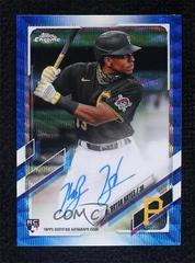 Ke'Bryan Hayes [Blue Wave Refractor] #RA-KH Baseball Cards 2021 Topps Chrome Rookie Autographs Prices