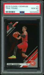 Trae Young Basketball Cards 2019 Panini Clearly Donruss Prices