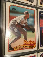 Chris Brown #481 Baseball Cards 1989 Topps Prices