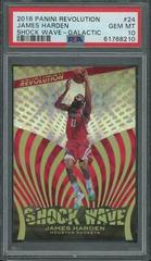 James Harden [Galactic] Basketball Cards 2018 Panini Revolution Shock Wave Prices