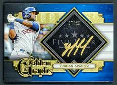 Yordan Alvarez [Blue] Baseball Cards 2022 Topps Five Star Golden Graphs Autographs Prices