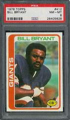 Bill Bryant #412 Football Cards 1978 Topps Prices