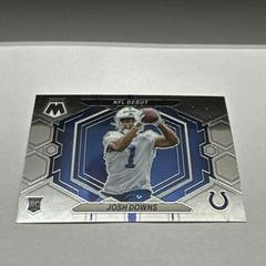 Josh Downs Football Cards 2023 Panini Mosaic NFL Debut Prices