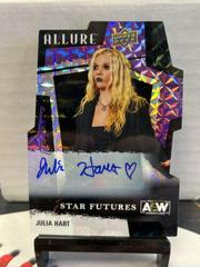 Julia Hart [Autograph Purple Diamond] #148 Wrestling Cards 2022 Upper Deck Allure AEW Prices