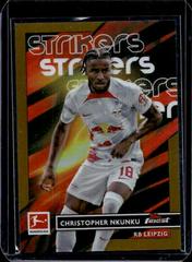 Christopher Nkunku [Gold] Soccer Cards 2022 Topps Finest Bundesliga Strikers Prices